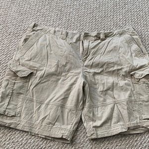 Mens George tan cargo shorts size 46